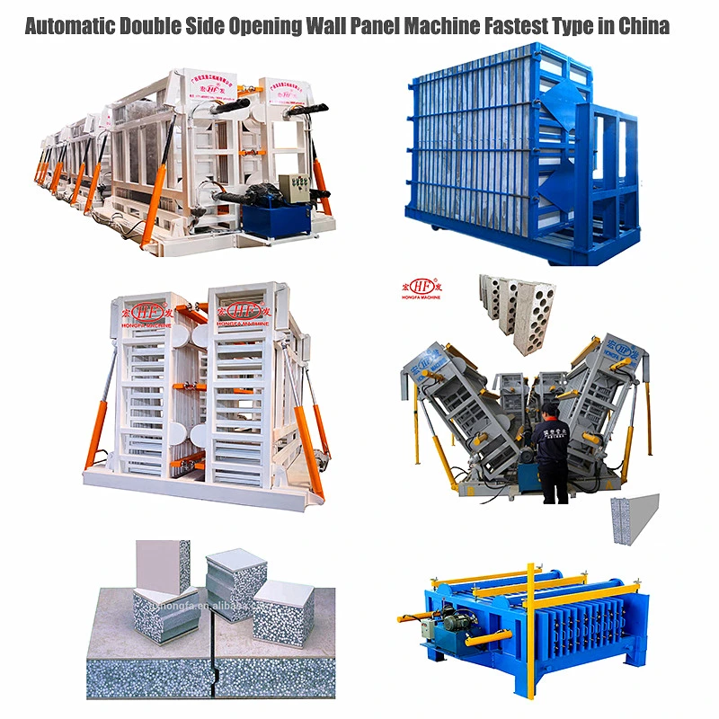 EPS Styrofoam Foam Cement Precast Wall Panel Production Line Insulated Lightweight Concrete Sandwich Wall Panel Machine for Building Machinery