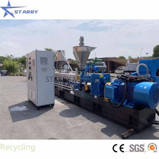 Grânulos flexíveis Pellet EPP/EPS/Epo Contas de espuma de polipropileno expandido Máquina extrusora de parafuso duplo de plástico